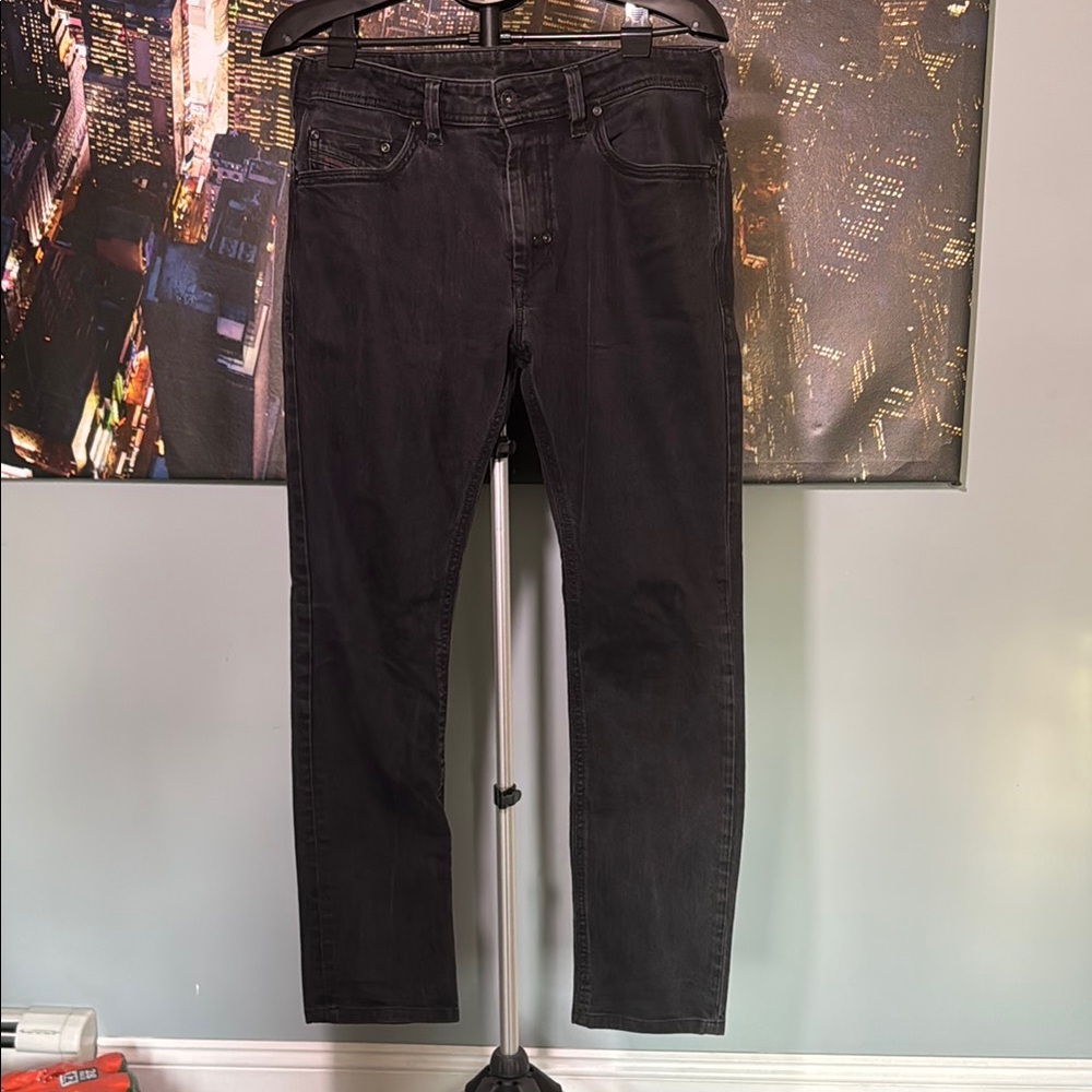 Men's Black Slim Fit Jeans